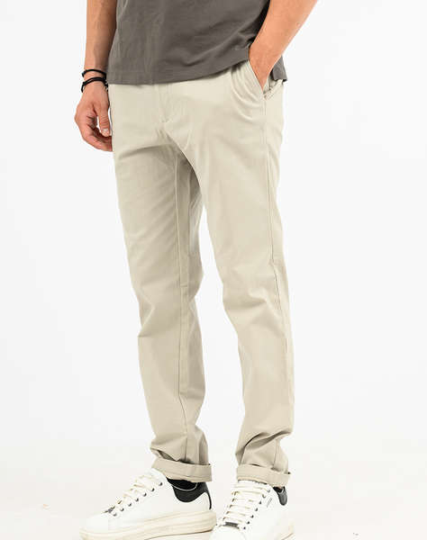 CALVIN KLEIN SLIM SATEEN CHINO TROUSER