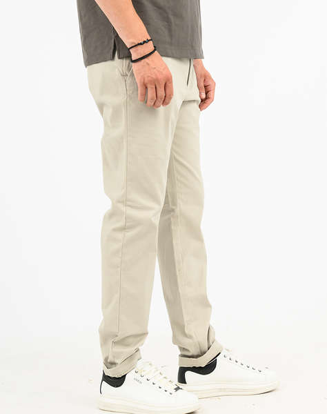 CALVIN KLEIN SLIM SATEEN CHINO TROUSER