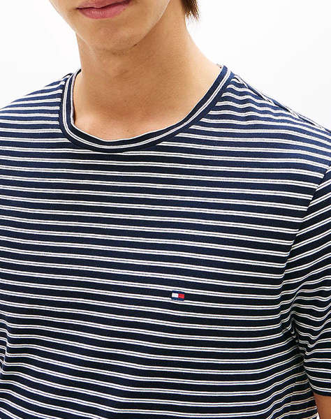 TOMMY HILFIGER ESS SEASONAL REG FIT STRIPE TEE