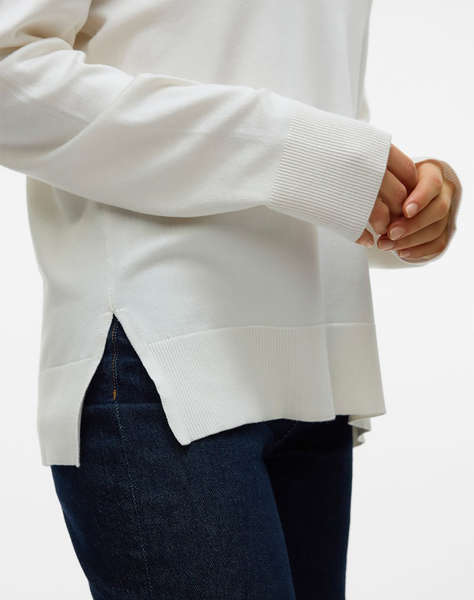 VERO MODA VMSILJE LS V-NECK PULLOVER GA NOOS