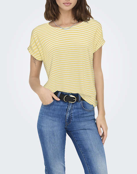 ONLY ONLMOSTER STRIPE S/S O-NECK TOP JRS NOOS