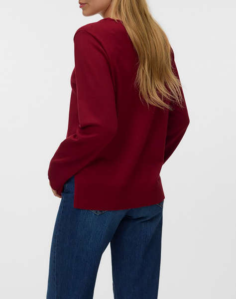 VERO MODA VMSILJE LS V-NECK PULLOVER GA NOOS