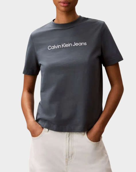 CALVIN KLEIN JEANS A- INST LOGO CLASSIC TEE SS