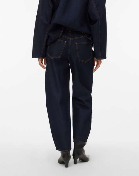 AWARE BY VERO MODA AWEVELINE HR BARREL ANK DNM JEANS SI333