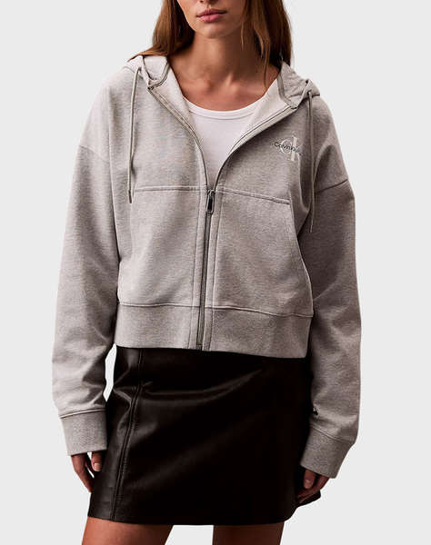 CALVIN KLEIN JEANS MONOLOGO FRENCH TERRY FZ BF HOOD