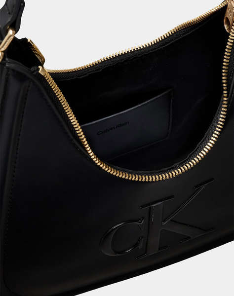 CALVIN KLEIN JEANS BOLD CK SMALL CRESCENT BAG