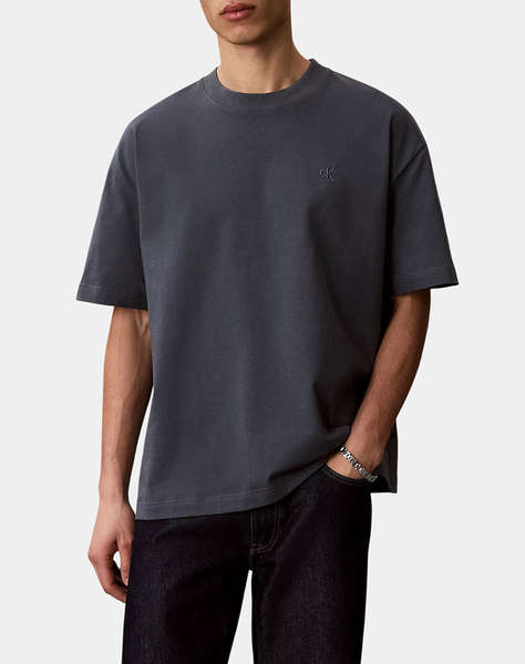 CALVIN KLEIN JEANS A- SS OVERSIZED EMBOSS MONOLOGO