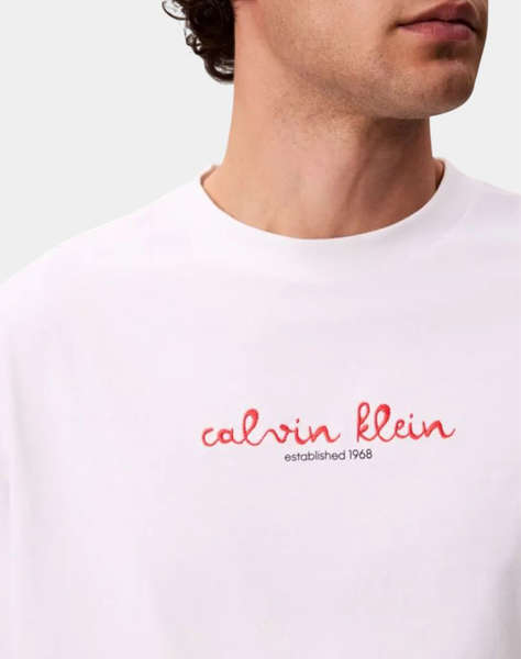 CALVIN KLEIN JEANS SS 16s CK TRVL LINES GRAPHIC TEE