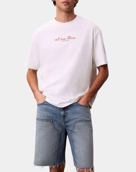 CALVIN KLEIN JEANS SS 16s CK TRVL LINES GRAPHIC TEE
