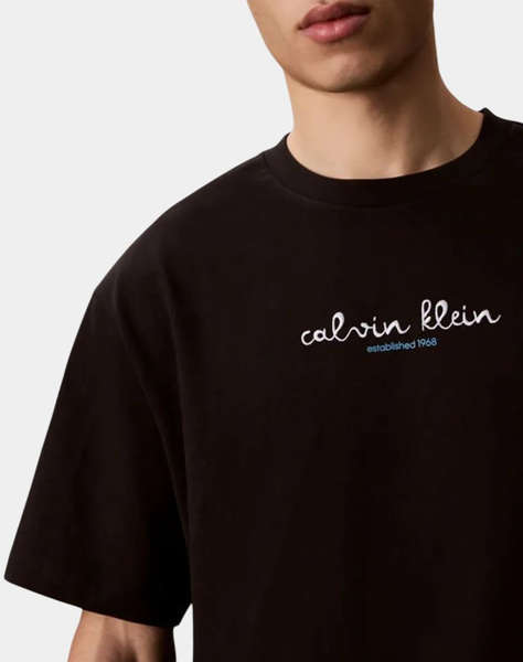 CALVIN KLEIN JEANS SS 16s CK TRVL LINES GRAPHIC TEE