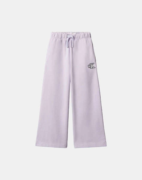 CALVIN KLEIN JEANS MONOLOGO WIDE LEG SWEATPANT