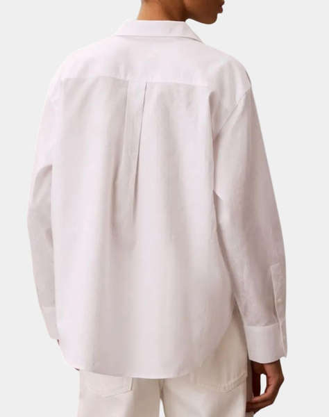 CALVIN KLEIN JEANS COTTON POPLIN JACQUARD RELAXED S