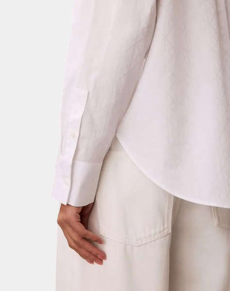 CALVIN KLEIN JEANS COTTON POPLIN JACQUARD RELAXED S