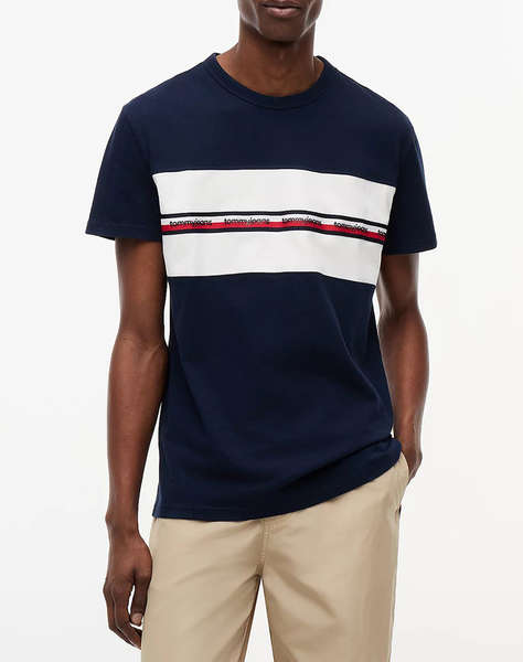 TOMMY JEANS TJM REG TAPE TEE