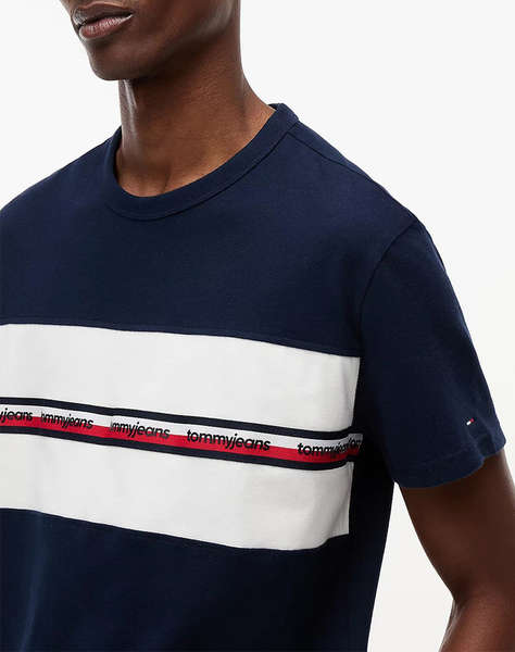 TOMMY JEANS TJM REG TAPE TEE