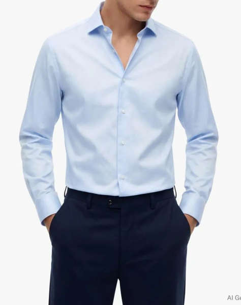 TOMMY HILFIGER DC FLEX COLLAR SOLID SHIRT