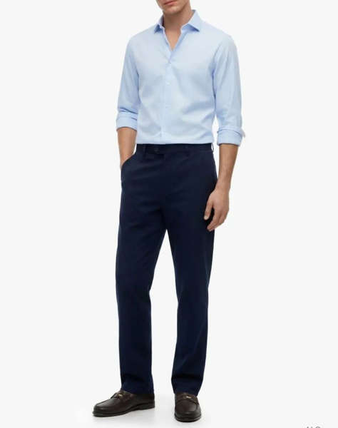 TOMMY HILFIGER DC FLEX COLLAR SOLID SHIRT