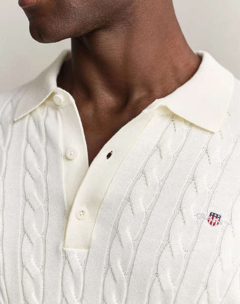 GANT ПУЛОВЕР ΜΜ COTTON CABLE POLO