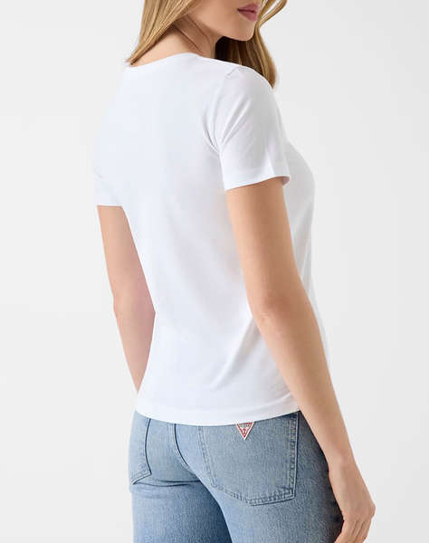 GUESS NEW SS CN BASIC TRIANGLE TEE ДАМСКА БЛУЗА