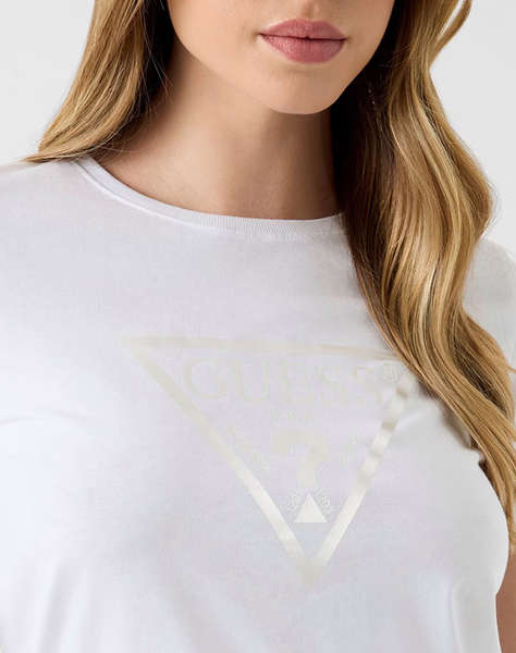 GUESS NEW SS CN BASIC TRIANGLE TEE ДАМСКА БЛУЗА