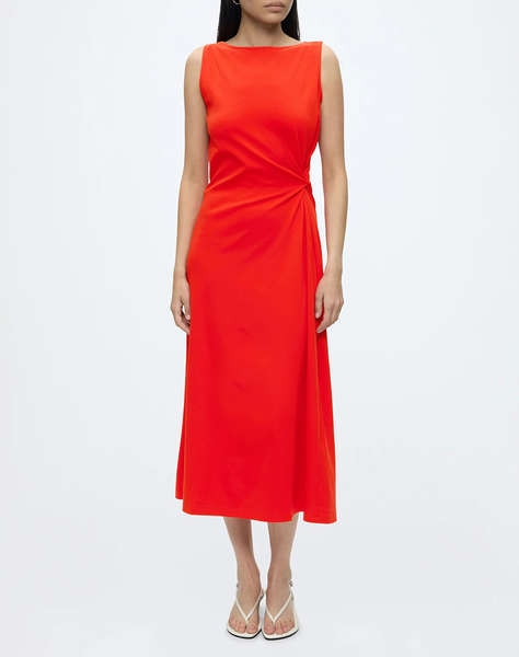 TOMMY HILFIGER INTERLOCK KNOT DETAIL DRESS