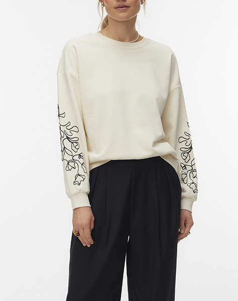 VERO MODA VMLADA L/S O-NECK SWEATSHIRT JRS BTQ