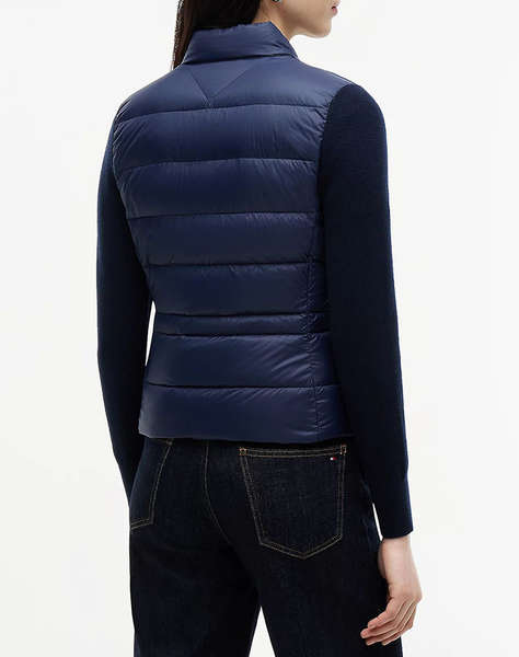TOMMY HILFIGER LW DOWN KNIT MIX JACKET