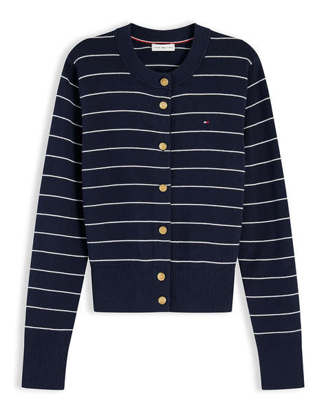 TOMMY HILFIGER JERSEY STITCH CARDIGAN