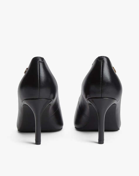 TOMMY HILFIGER SQUARED TOE HIGH HEEL LTH PUMP