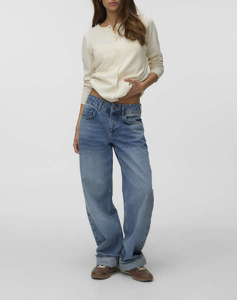 VERO MODA VMSILJE LS O-NECK CARDIGAN NOOS