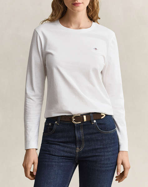 GANT БЛУЗА ΜΜ REG SHIELD LS T-SHIRT