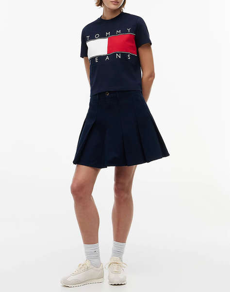 TOMMY JEANS TJW REG FLAG SS TEE EXT