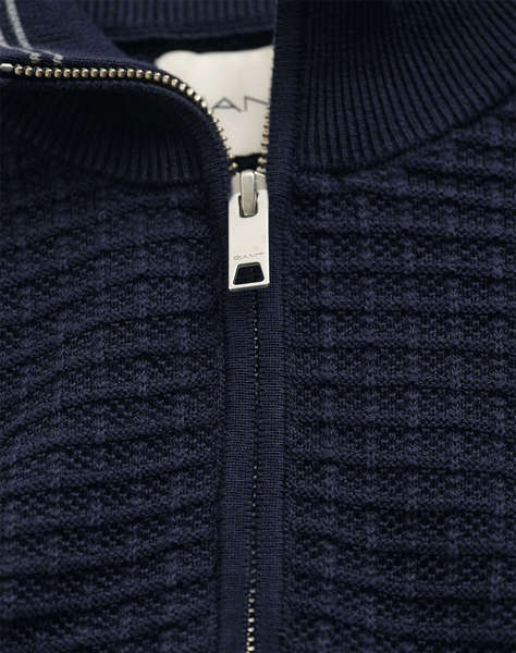 GANT ПУЛОВЕР ΜΜ COTTON TEXTURE HALF ZIP