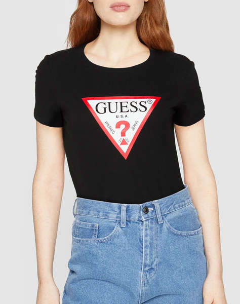 GUESS JEANS GJ SS CN SLIM ICONIC TEE ДАМСКА БЛУЗА