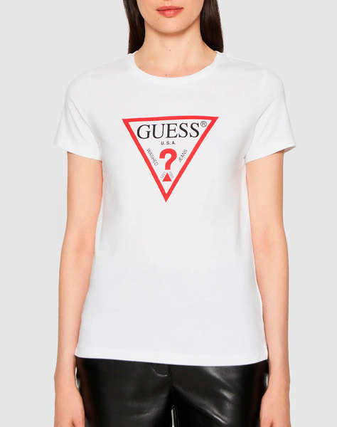 GUESS JEANS GJ SS CN SLIM ICONIC TEE ДАМСКА БЛУЗА