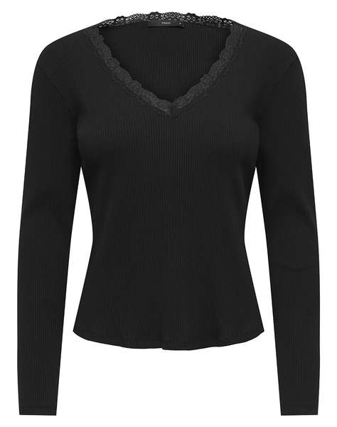 ONLY ONLSARA SHARAI L/S V-NECK TOP JRS NOOS