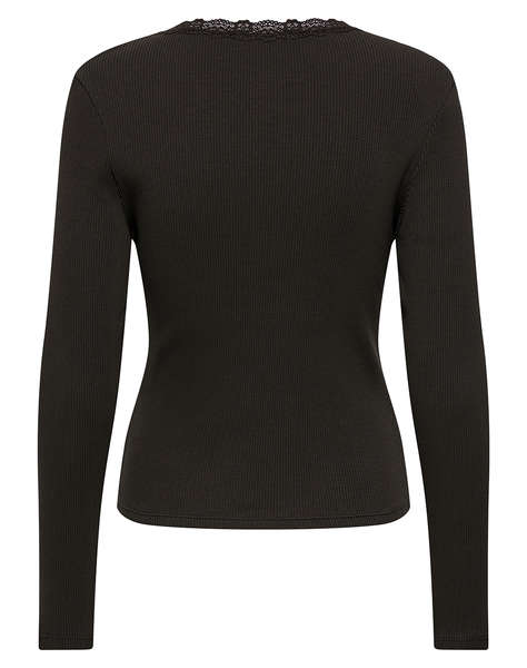 ONLY ONLSARA SHARAI L/S V-NECK TOP JRS NOOS