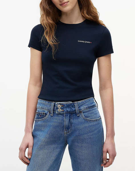 TOMMY JEANS TJW SLIM ESS LOGO 1 SS TEE EXT