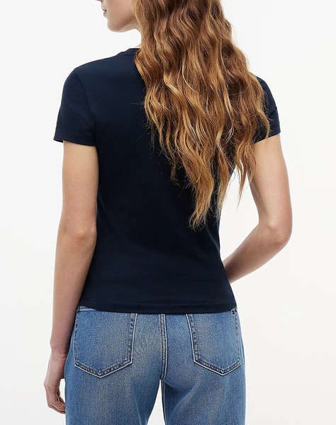 TOMMY JEANS TJW SLIM ESS LOGO 1 SS TEE EXT