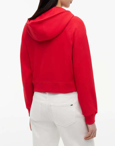 TOMMY JEANS TJW BXY S FLAG ZIP THRU HOODIE