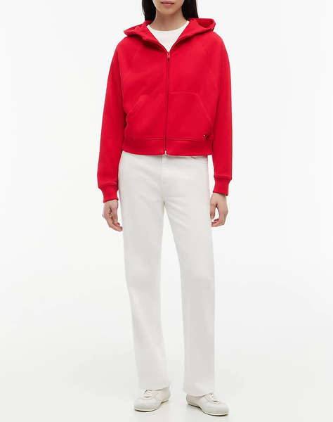 TOMMY JEANS TJW BXY S FLAG ZIP THRU HOODIE