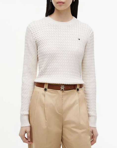 TOMMY HILFIGER CO CABLE C-NK LS SWEATER