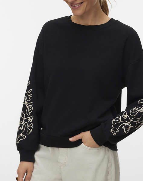 VERO MODA VMLADA L/S O-NECK SWEATSHIRT JRS BTQ