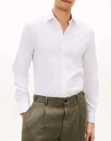 TOMMY HILFIGER DC FLEX COLLAR SOLID SHIRT