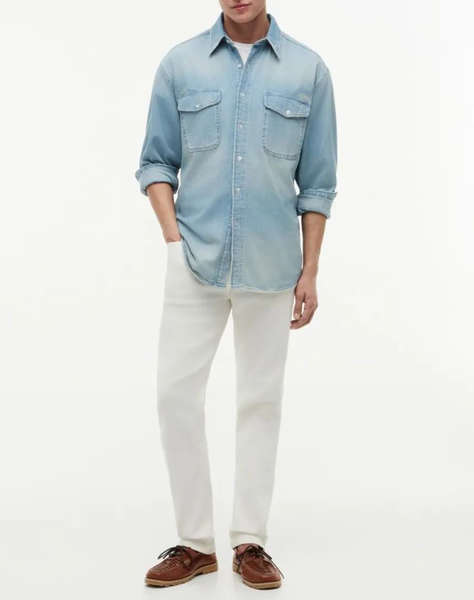 TOMMY HILFIGER RELAXED SHIRT DUNE INDIGO