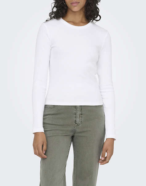 ONLY ONLVAL L/S O-NECK TOP JRS NOOS