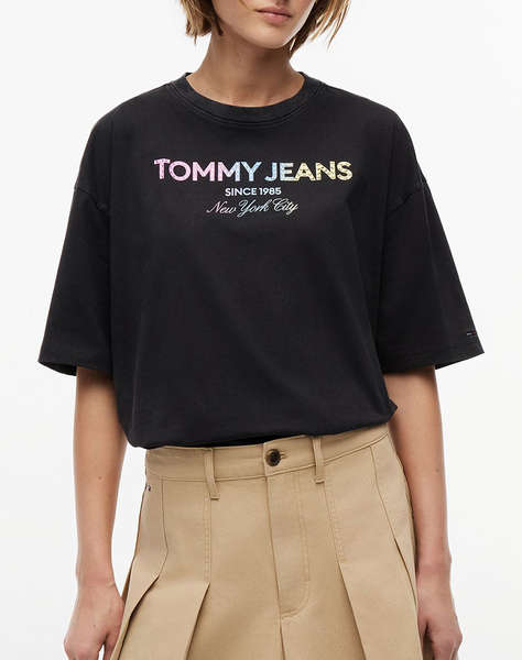 TOMMY JEANS TJW OVS TJ BLING GMD TEE