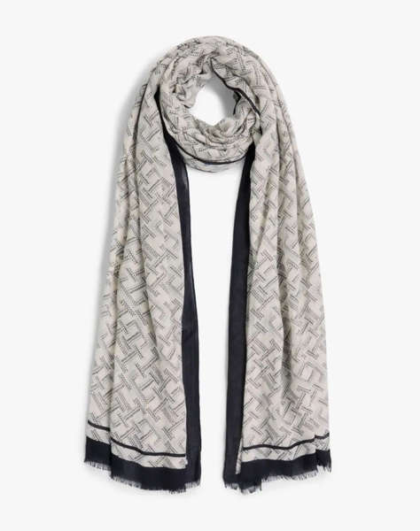 TOMMY HILFIGER TH MONOGRAM SCARF