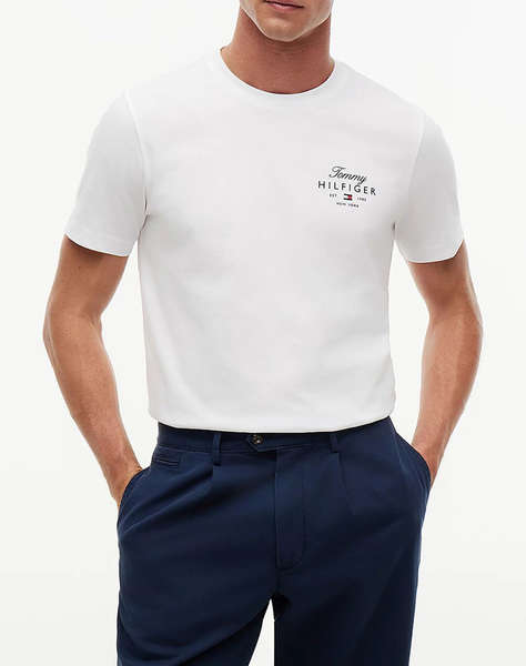TOMMY HILFIGER SCRIPT STACK REGULAR TEE