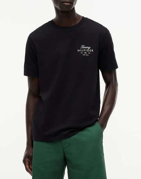 TOMMY HILFIGER SCRIPT STACK REGULAR TEE